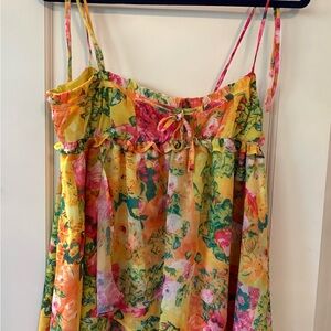 Floral Asymmetrical Dress